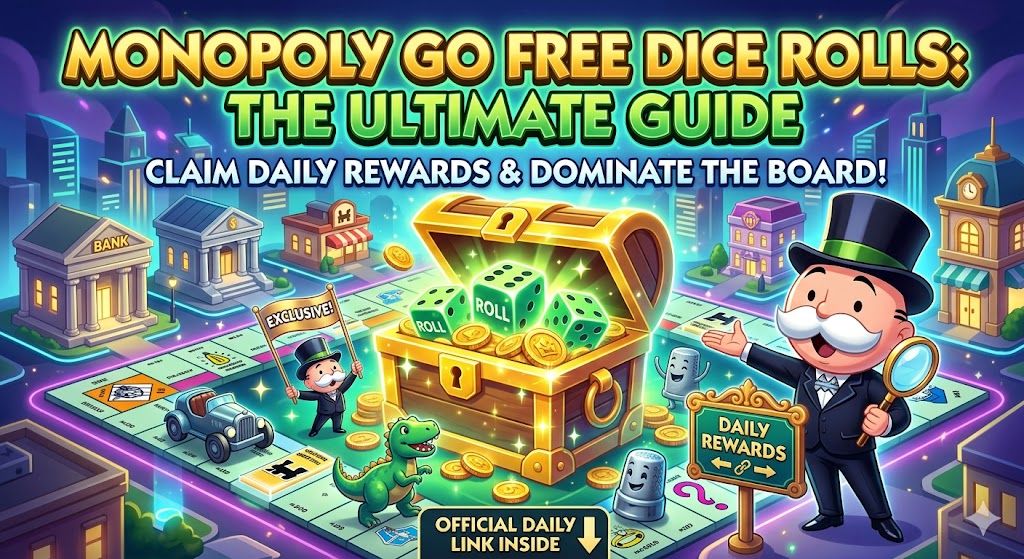 Monopoly Go Free Dice Rolls: Your Ultimate Daily Rewards Guide