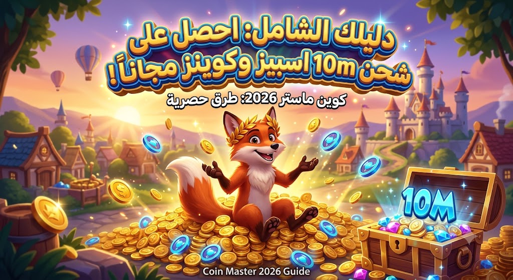 احصل على شحن 10m اسبينز وكوينز في كوين ماستر مجاناً 2026