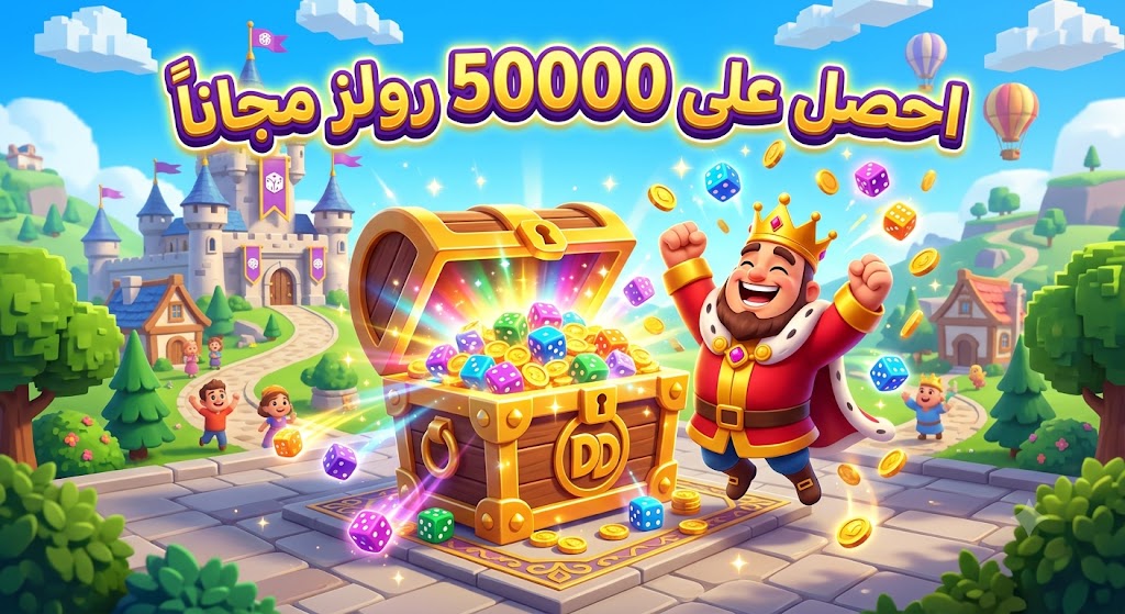 شحن 50 ألف رولز مجاناً في دايس دريمز بأمان تام