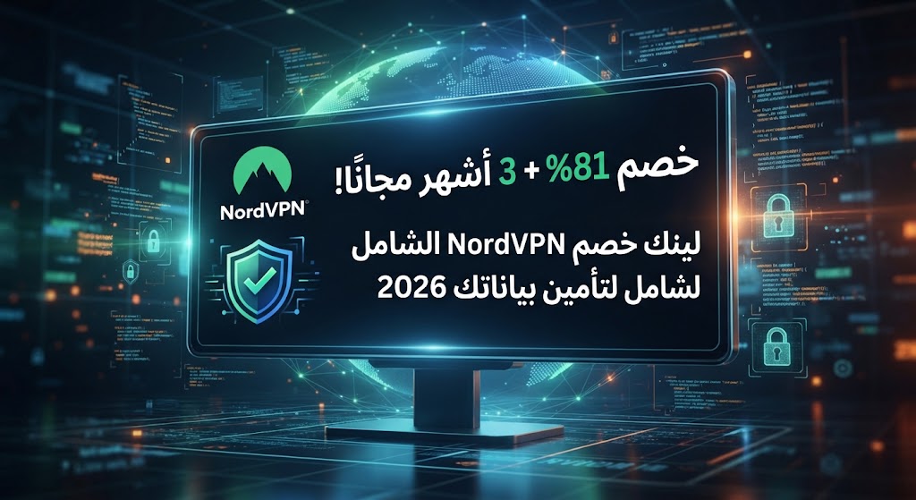 خصم 81% | لينك خصم NordVPN الشامل لتأمين بياناتك 2026